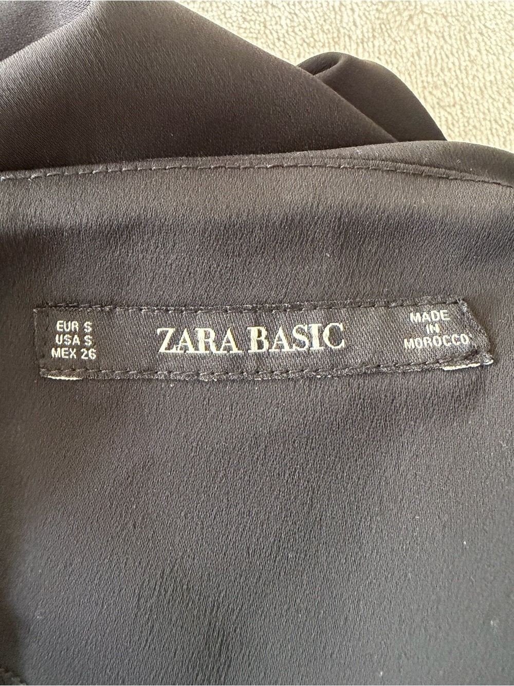 Zara Black Slip Maxi Dress with Cowl Neck - Picture 5 of 6